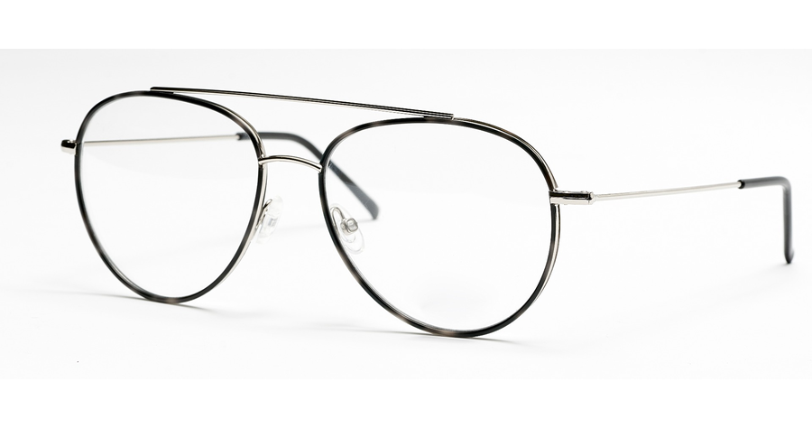 FRAIMS Brille Herren FRAIMS 03-97200-01 Freddy, Schwarz Matt/Silber Ansicht 1