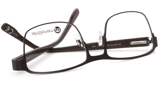 meineBrille 04-96010-02, Dunkel Braun Matt umgedreht - Ansicht 7