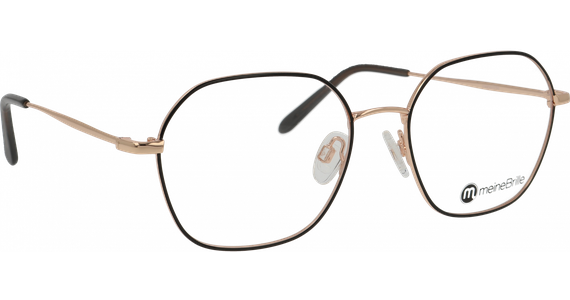 meineBrille 04-30000-01 Schwarz/ Kupfergold - Ansicht 5