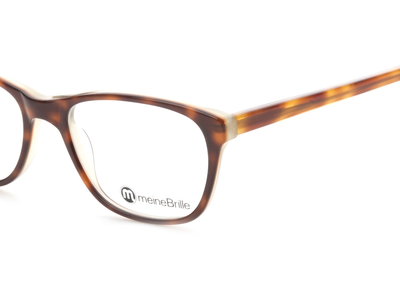 meineBrille 04-69040-03, Dunkel Havanna/Honig nah