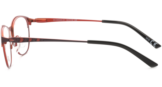 meineBrille 04-96020-01, Brombeere/Orange Matt seite - Ansicht 5