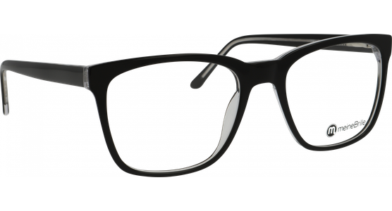 meineBrille 04-40180-01, Schwarz Transparent glänzend - Ansicht 3