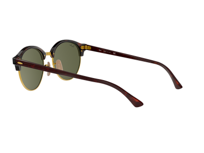 Ray-Ban Sonnenbrille Unisex Ray-Ban RB4246 Clubround Classic Glänzend Havanna Rot / Grün 990 51 Ansicht 4