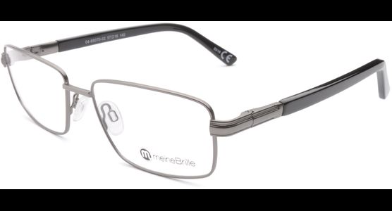 meineBrille 04-69070-02, Dunkel Gun/Schwarz links - Ansicht 2
